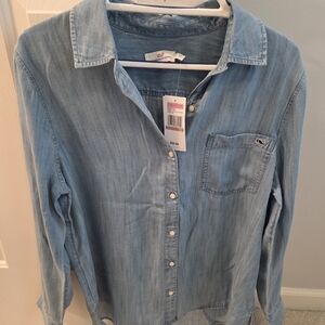 Vineyard Vines Soft Denim Button-Up Shirt